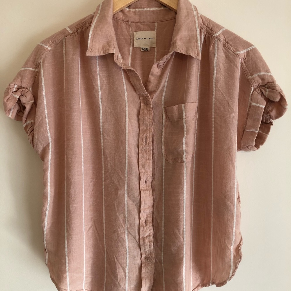 AE button up